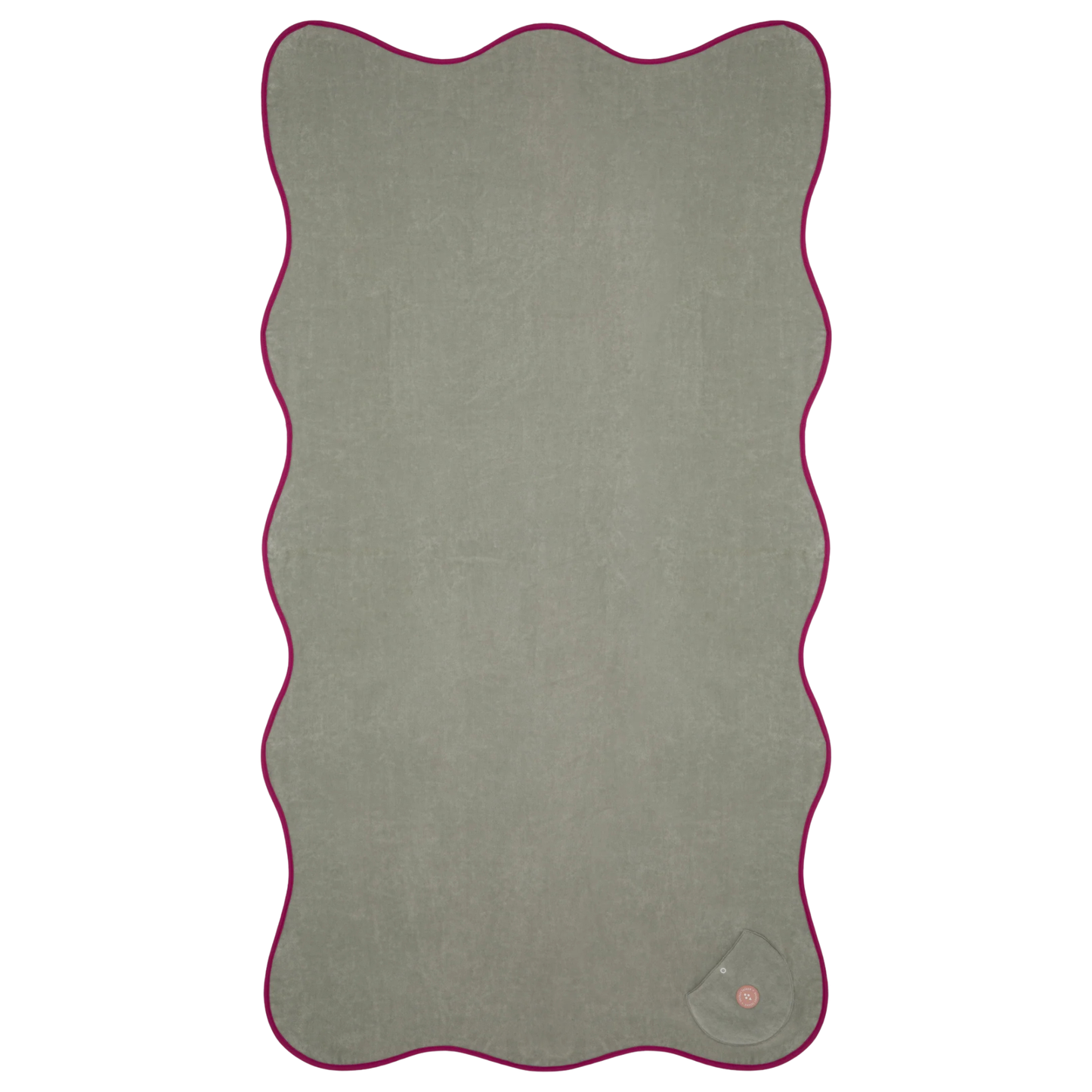 Wavy Beach Towel – Mint