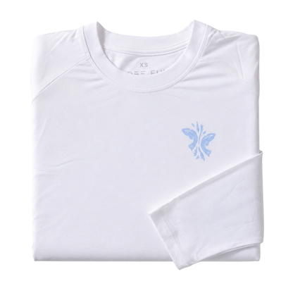 Women's Kiawah River Bamboo Shade Long Sleeve Tee - White