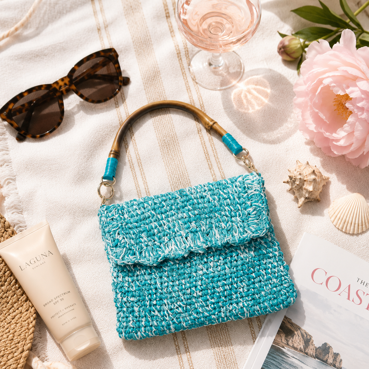 The Sabrina Cotton Crochet Bag