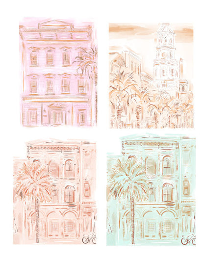 CHARLESTON IN MINT - Art Print
