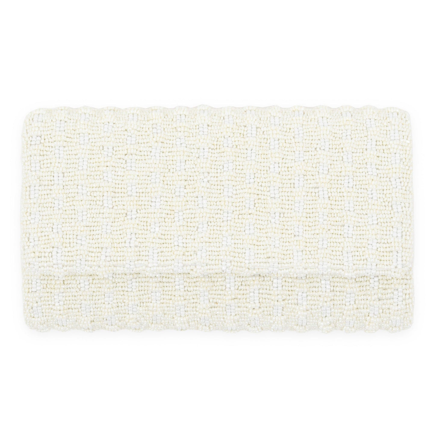 Jackie Custom Beaded Basketweave Clutch