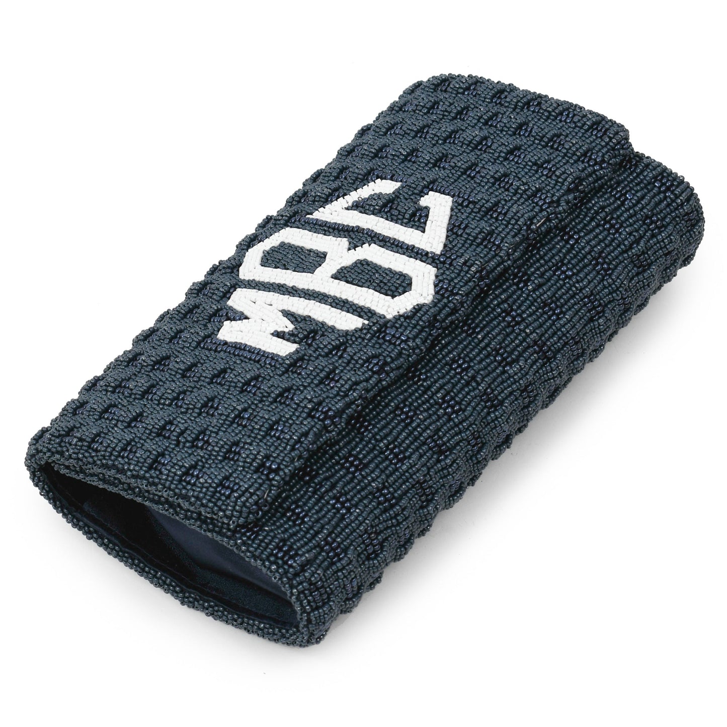 Jackie Custom Beaded Basketweave Clutch