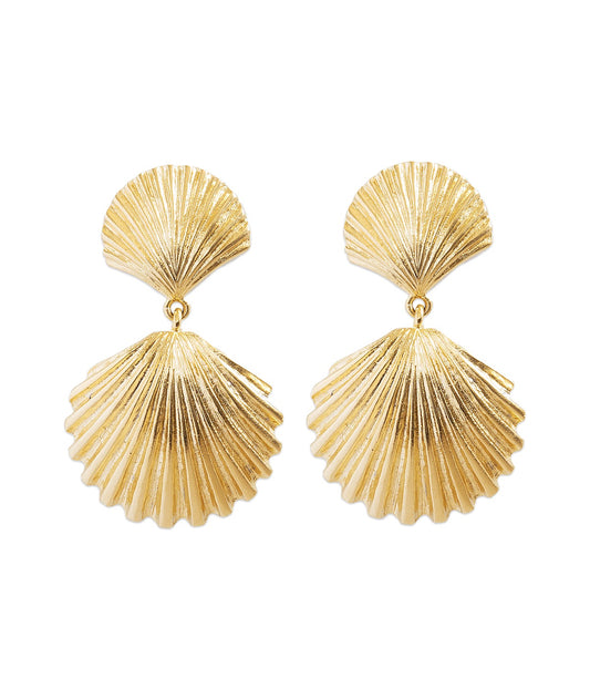 De la Mer Shell Earrings