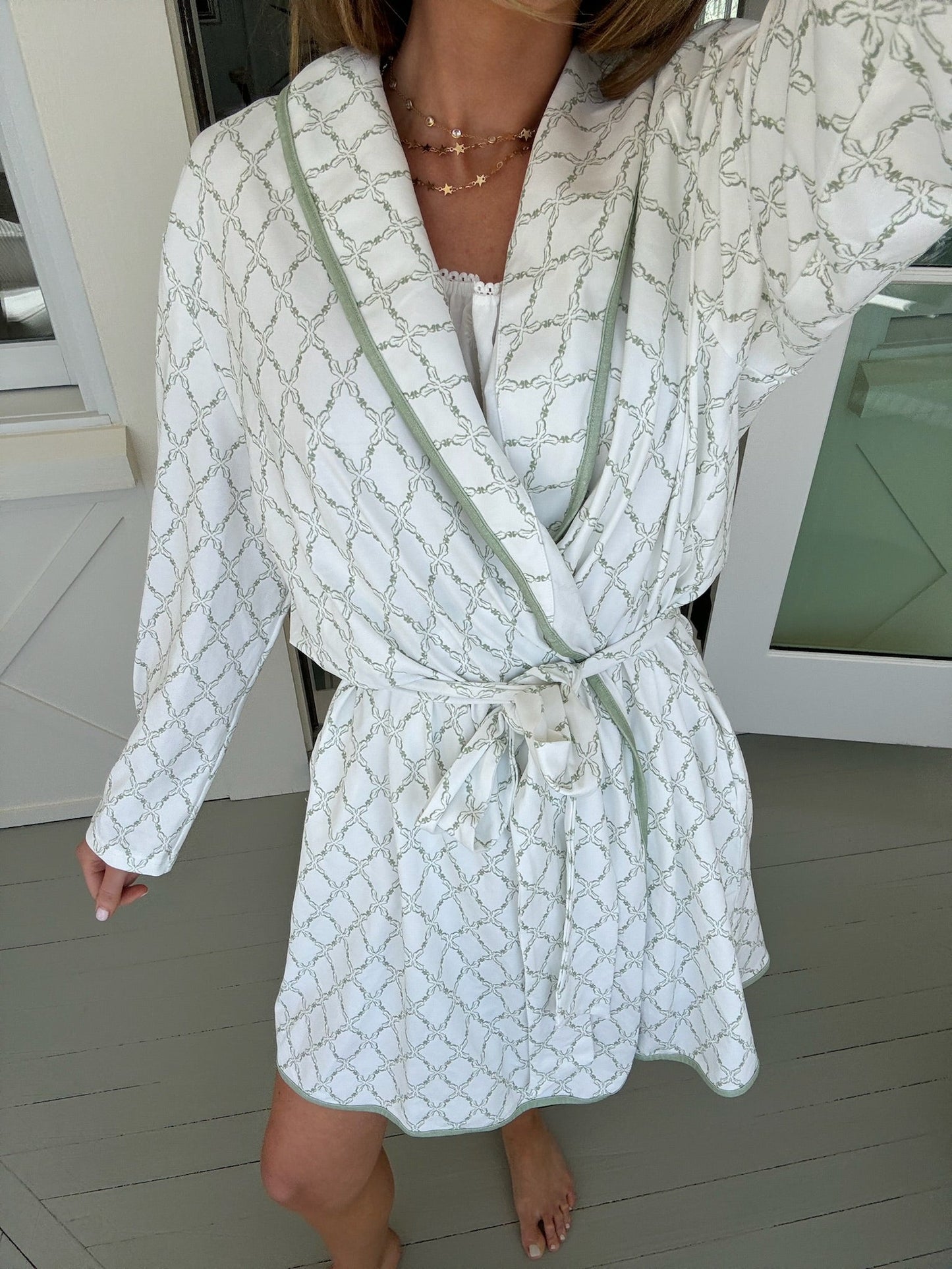 Pima Short Robe x Anne's Paintings