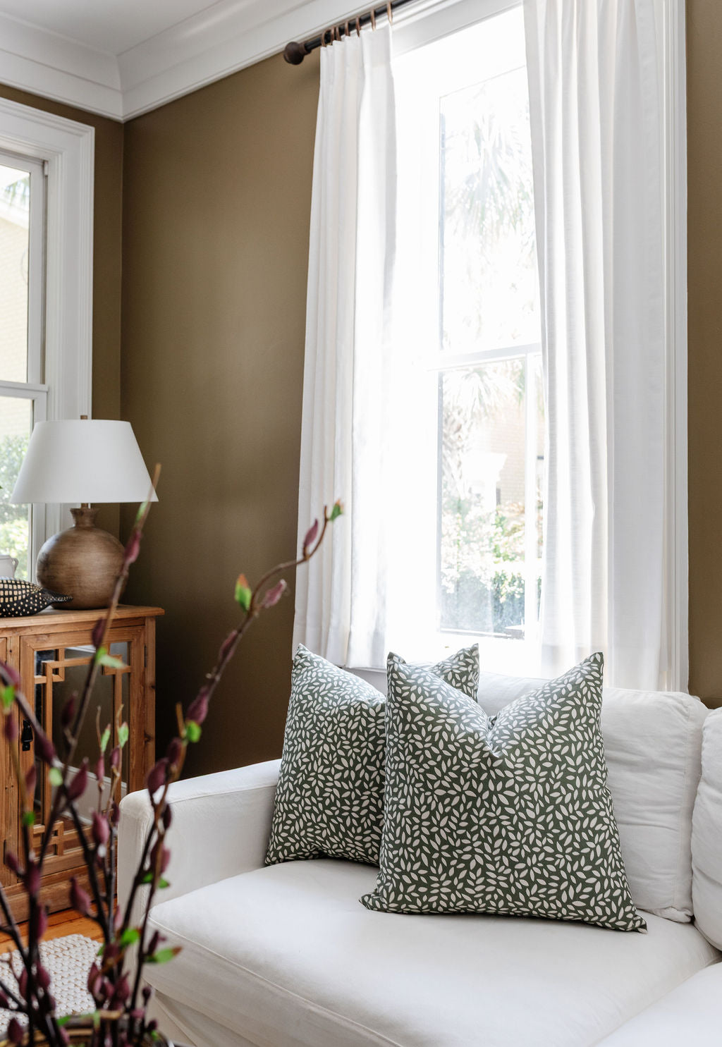 Wadmalaw Pillow in Forest