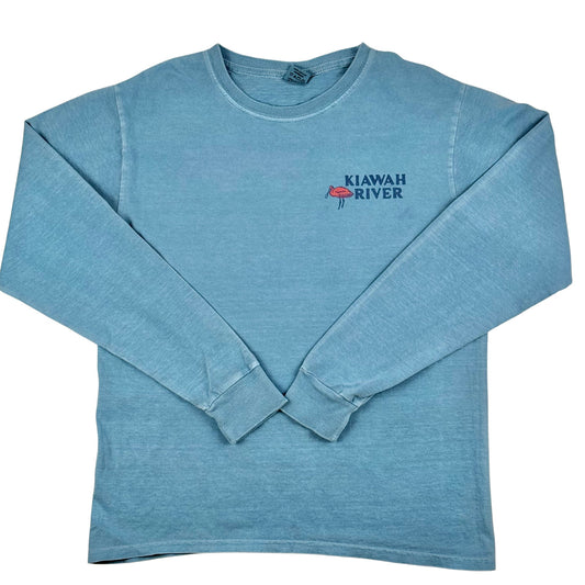 Free as a Bird Long Sleeve T-Shirt - Denim