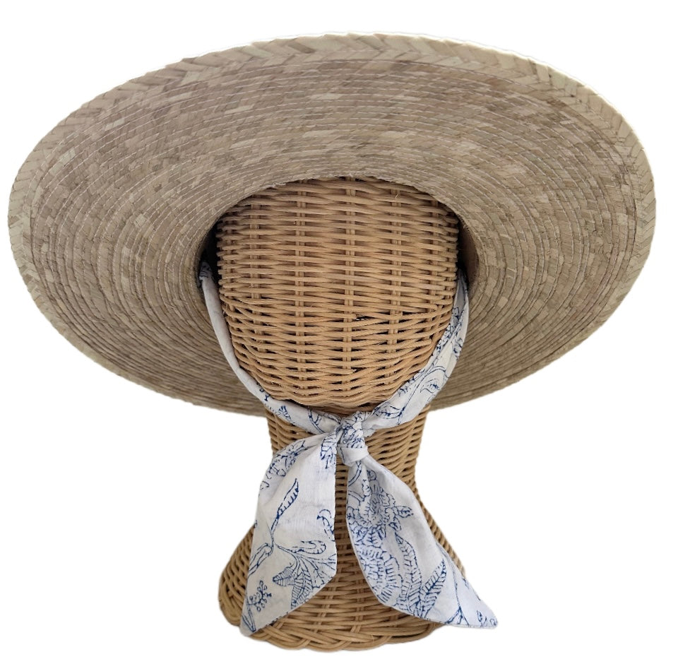 Short Block Print Hat Scarf - 4 Pack