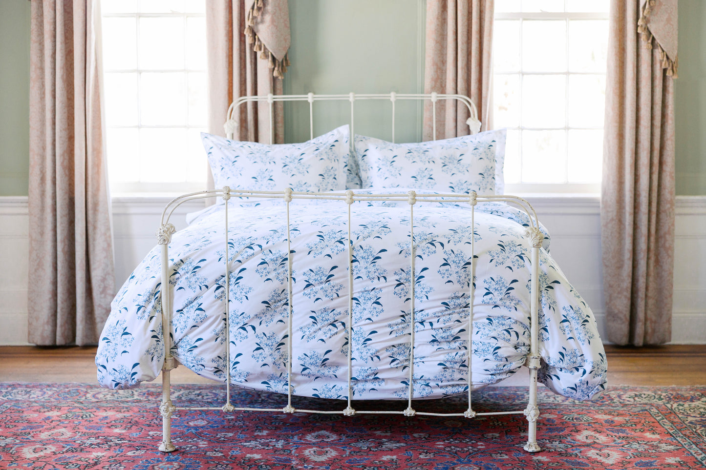 Lilac in Blue Duvet Cover