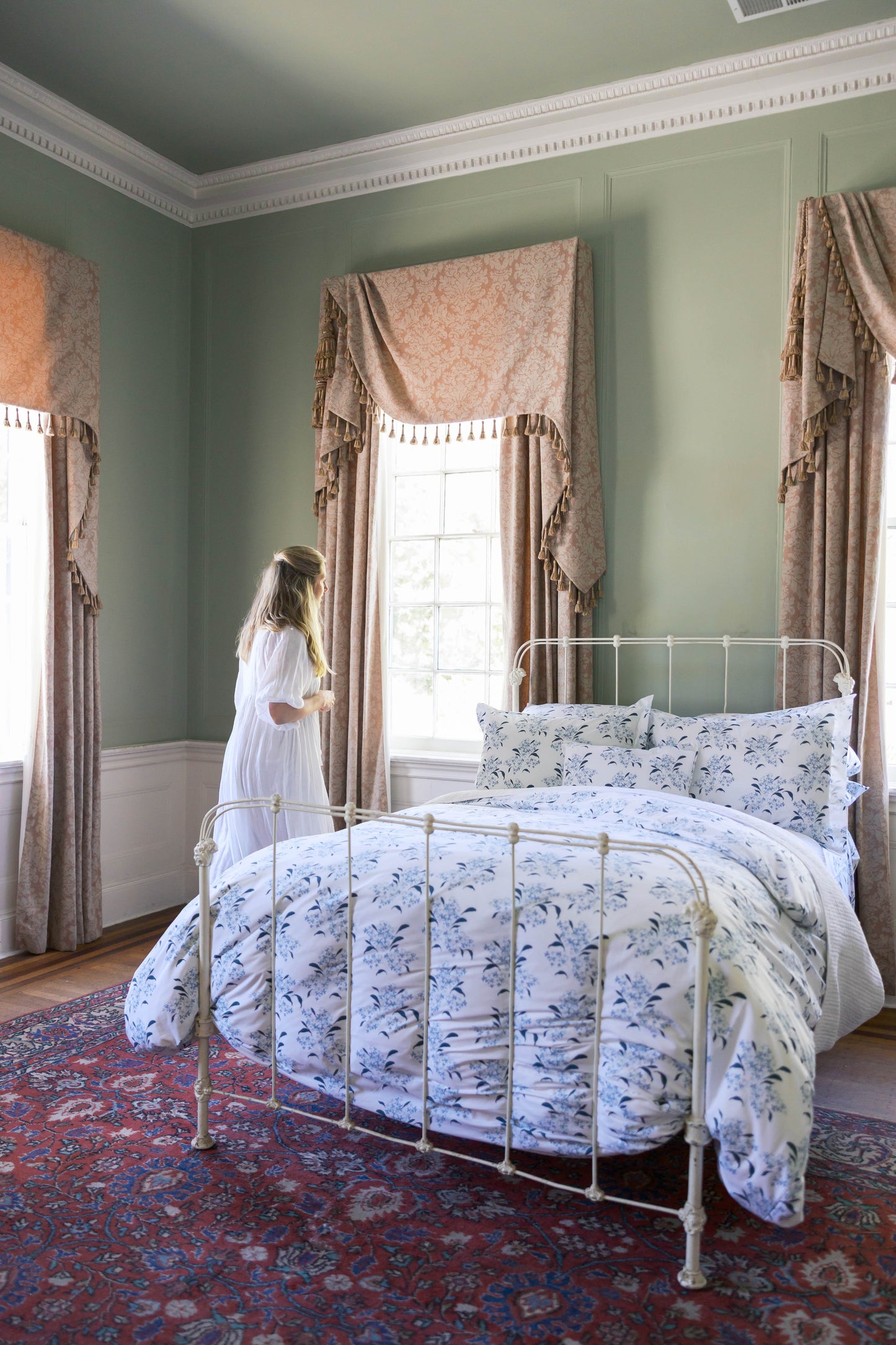 Lilac in Blue Duvet Cover