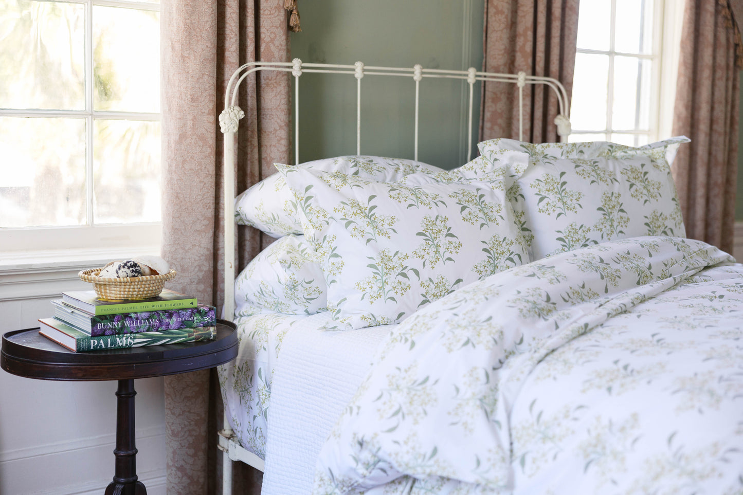 Lilac in Green Duvet Cover