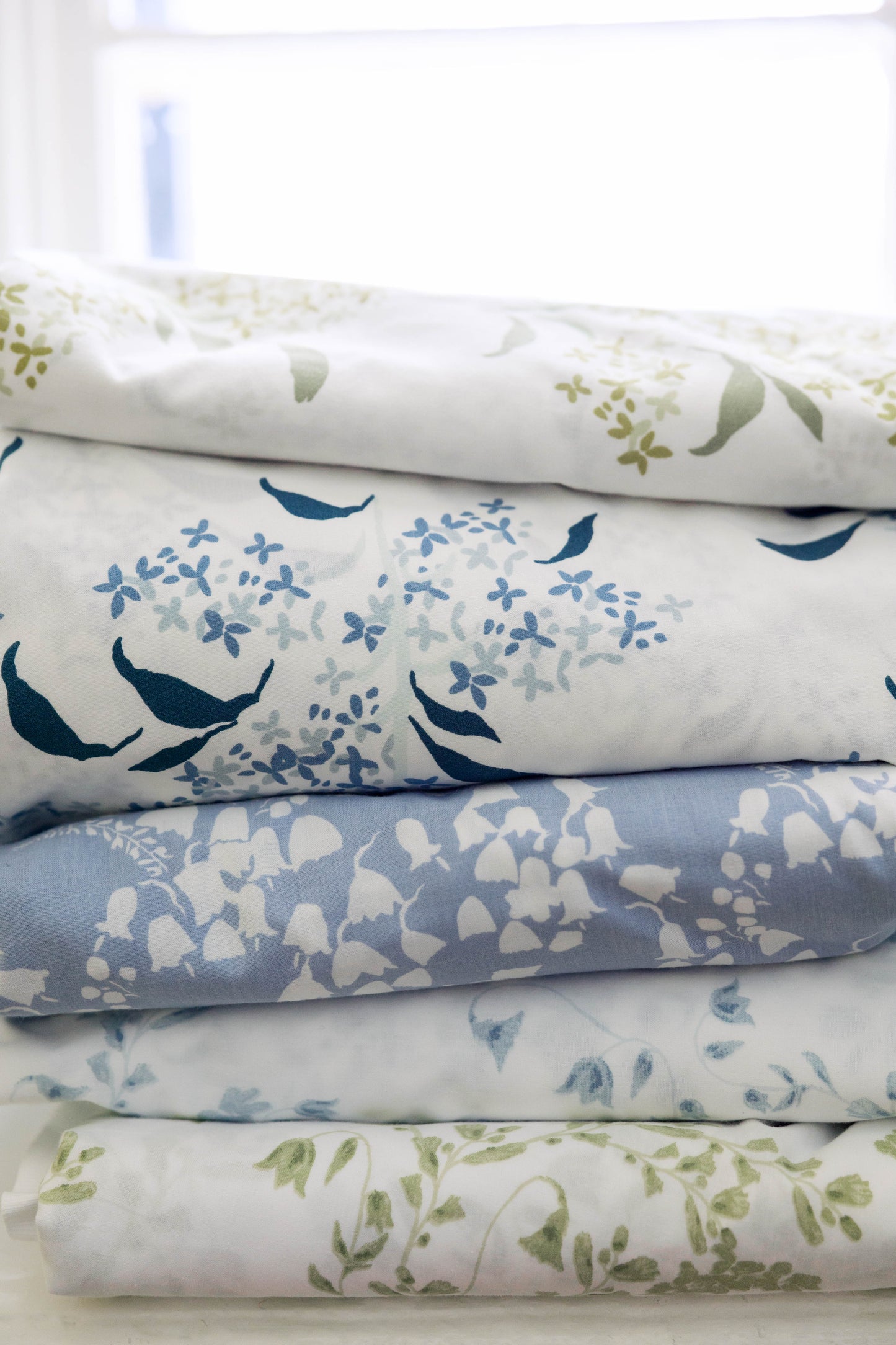 Lilac in Green Pillow Case