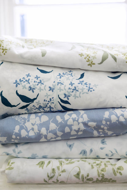 Lilac in Green Pillow Case