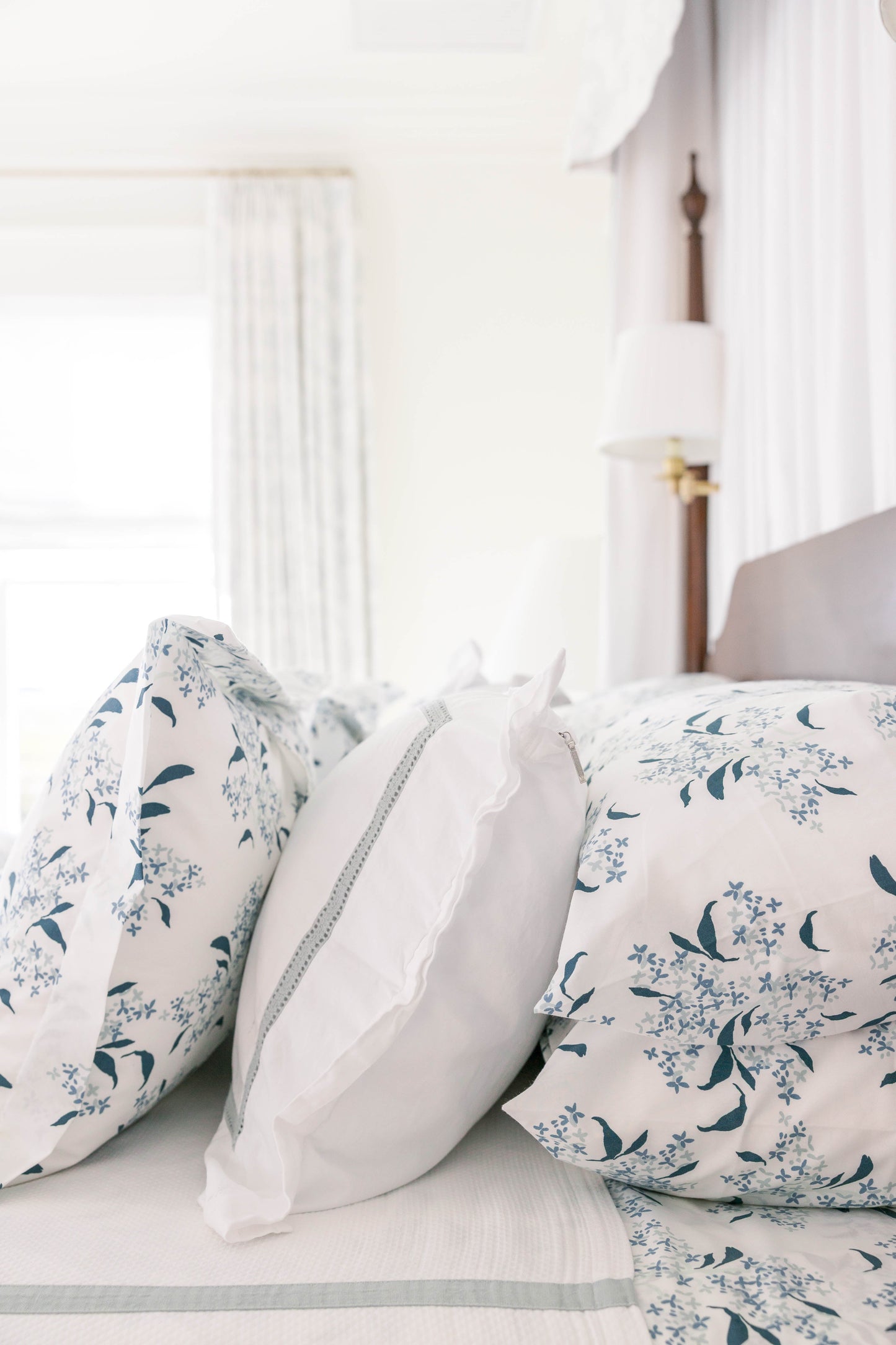Lilac in Blue Duvet Cover