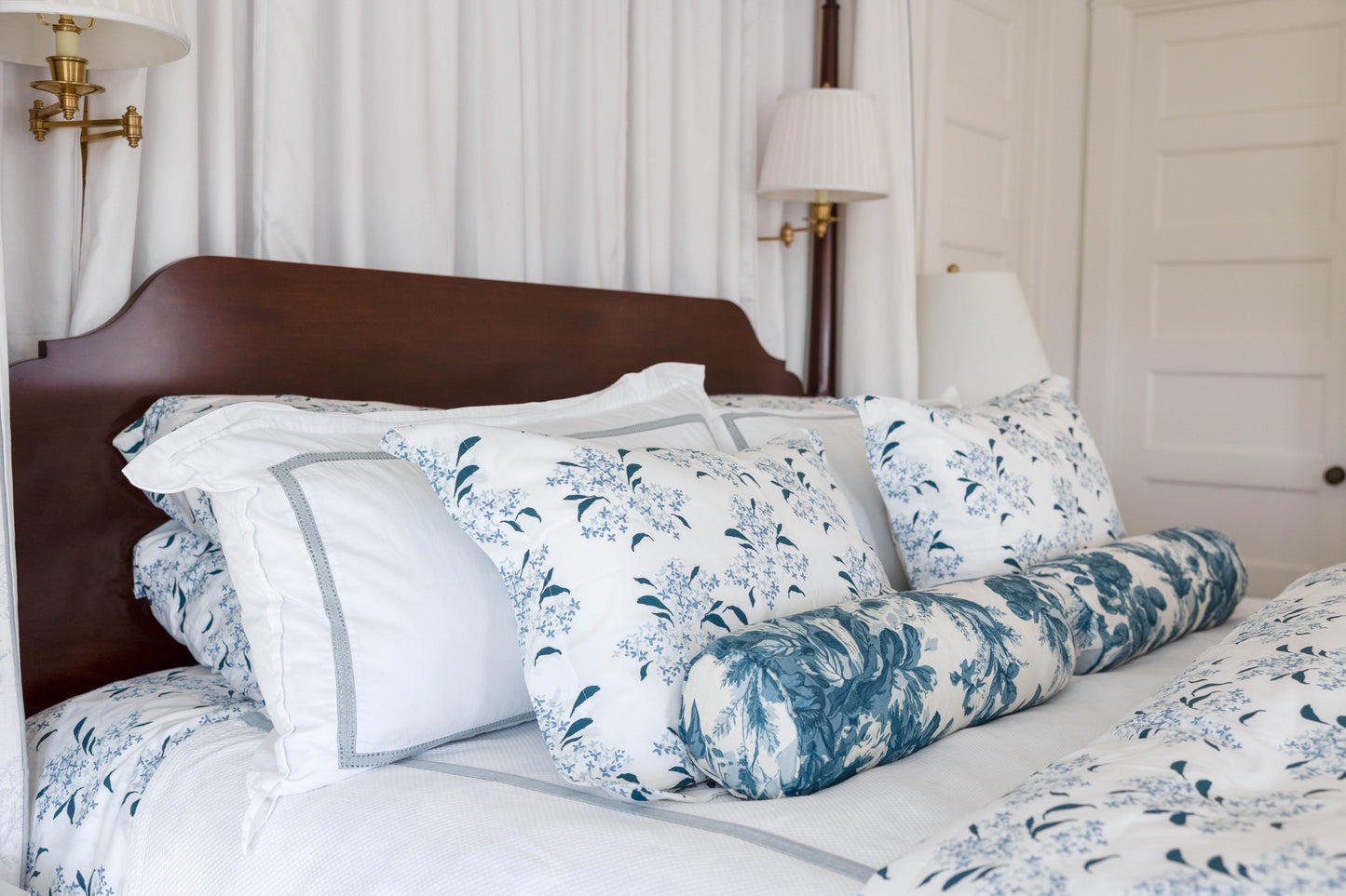 Lilac in Blue Duvet Cover