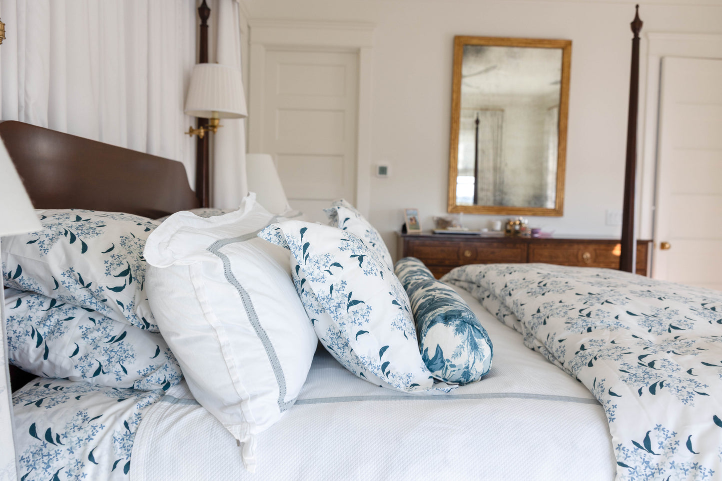 Lilac in Blue Duvet Cover