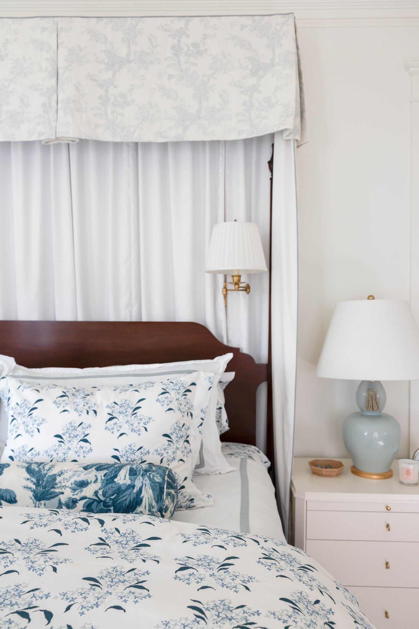 Lilac in Blue Duvet Cover