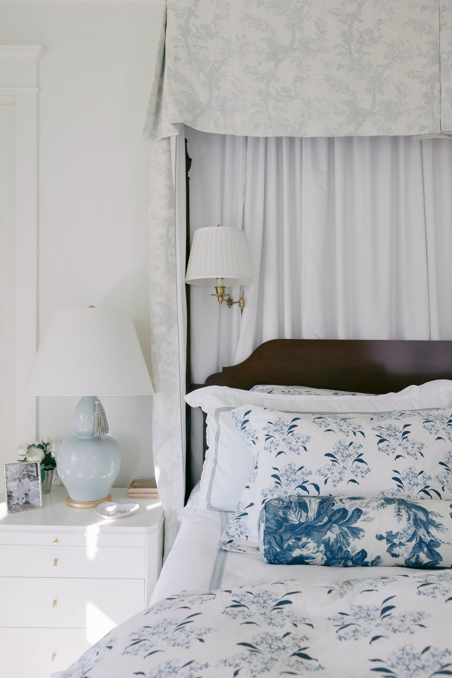 Lilac in Blue Duvet Cover