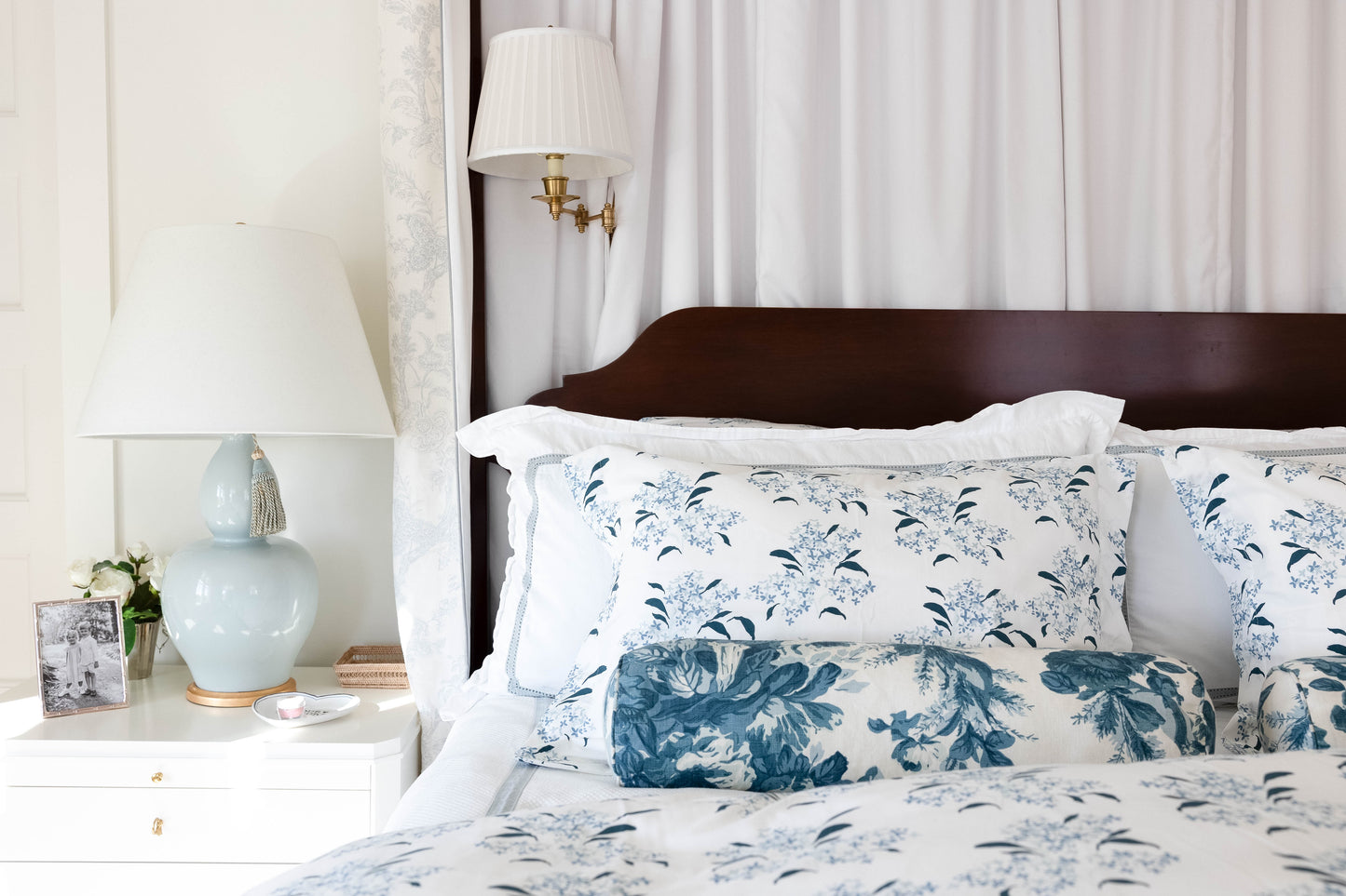 Lilac in Blue Duvet Cover