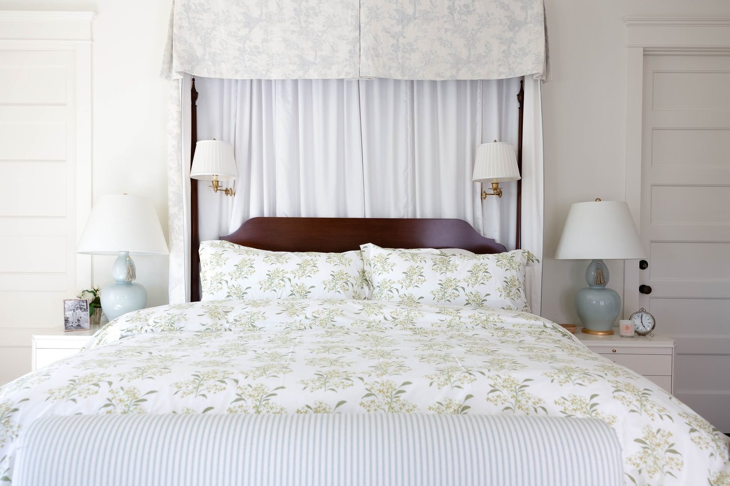 Lilac in Green Duvet Cover