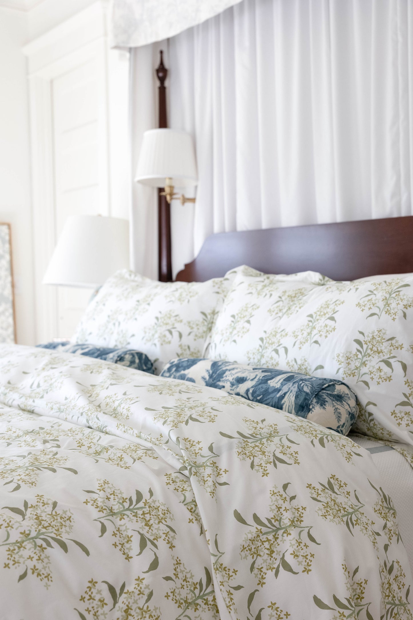 Lilac in Green Duvet Cover