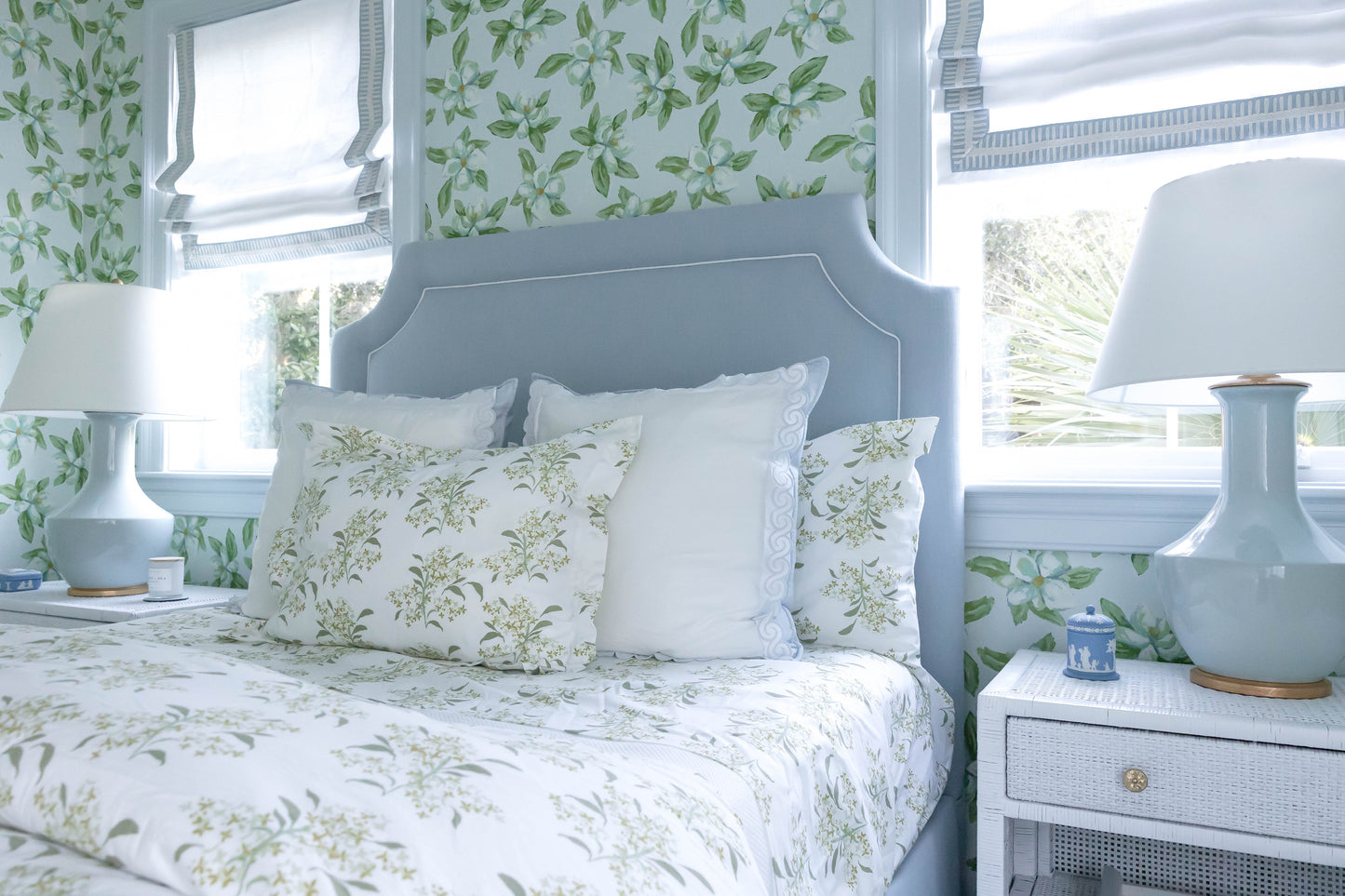 Lilac in Green Duvet Cover