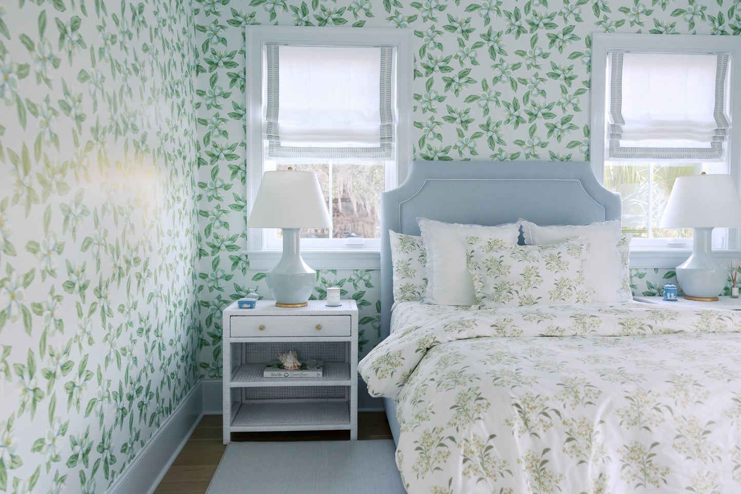 Lilac in Green Duvet Cover