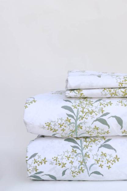 Lilac in Green Duvet Cover