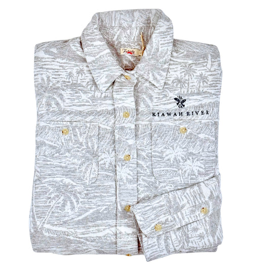 Women's Sweater Shirt - Grey Coastal Waters