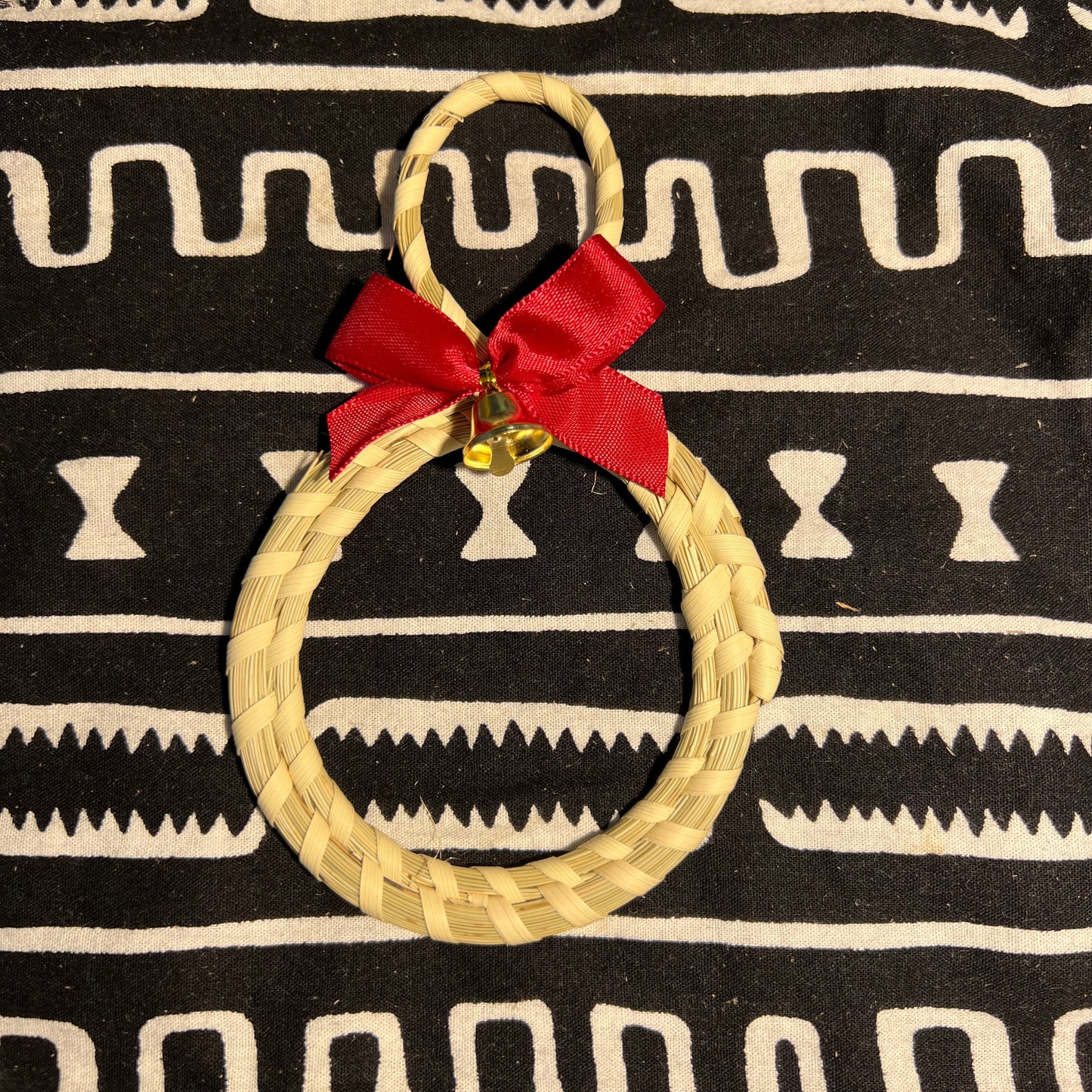 Christmas/Holiday ornaments made with Sweetgrass and Palmetto