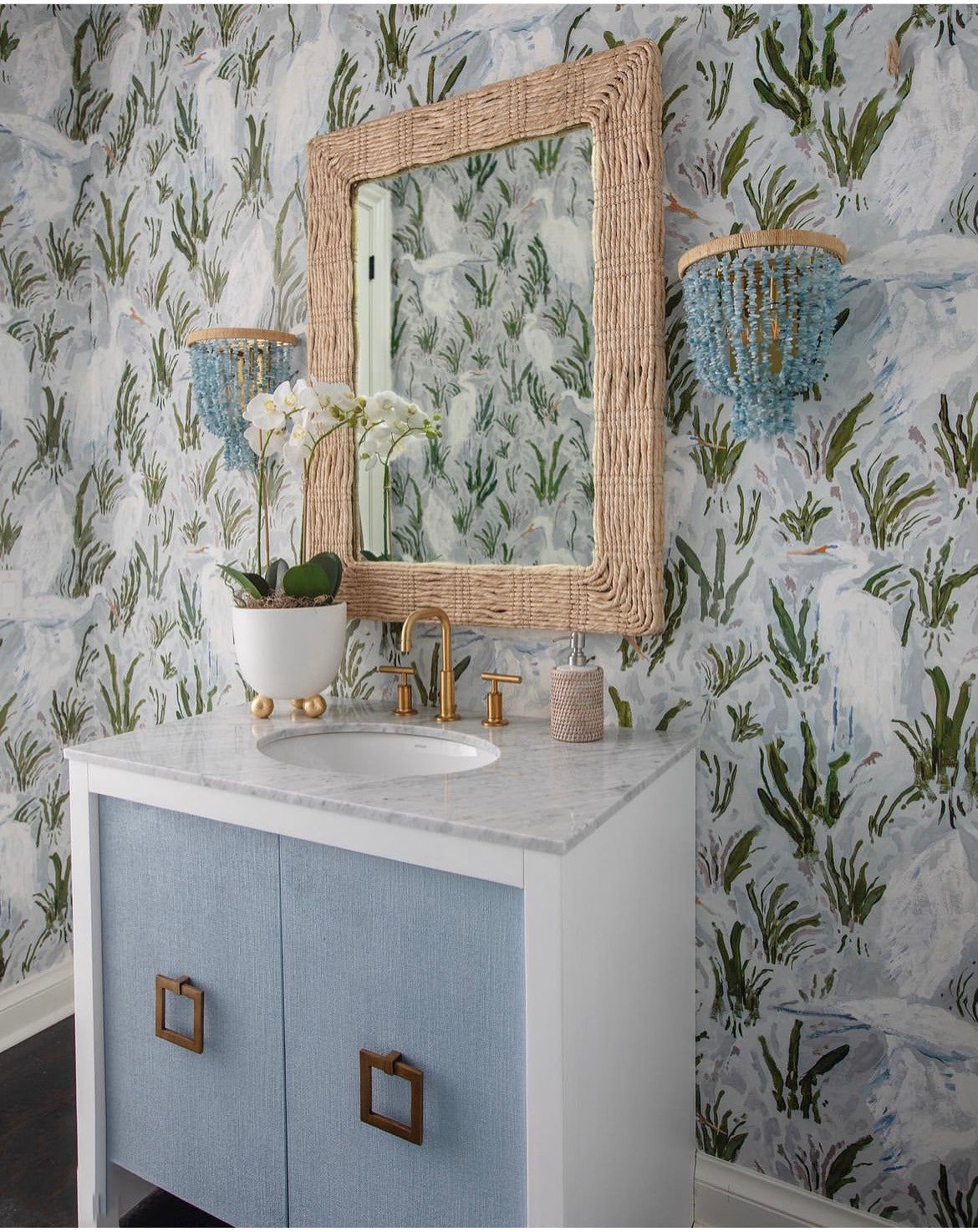Carolina in French Garden Wallpaper