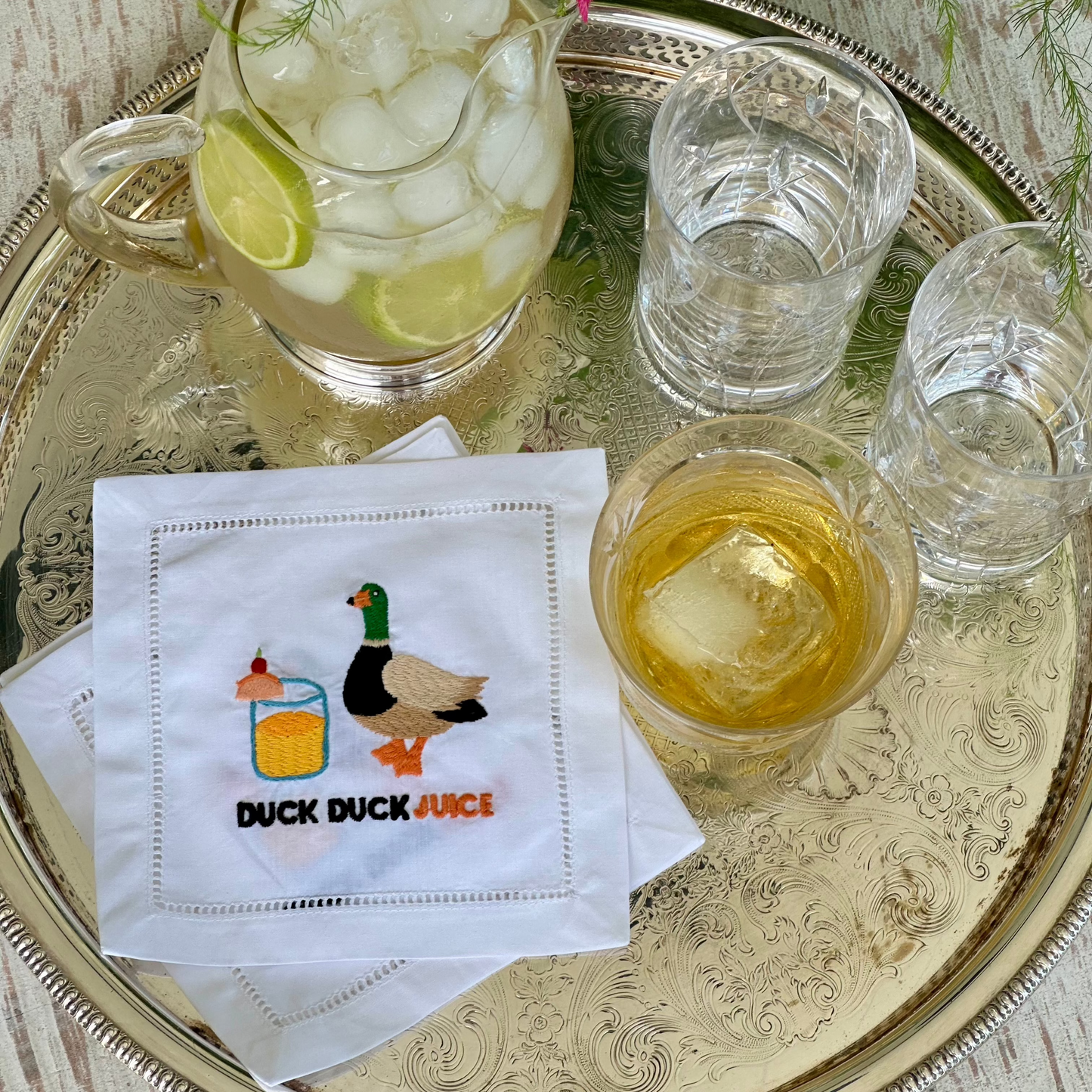 Duck, Duck Juice Cocktail Napkins