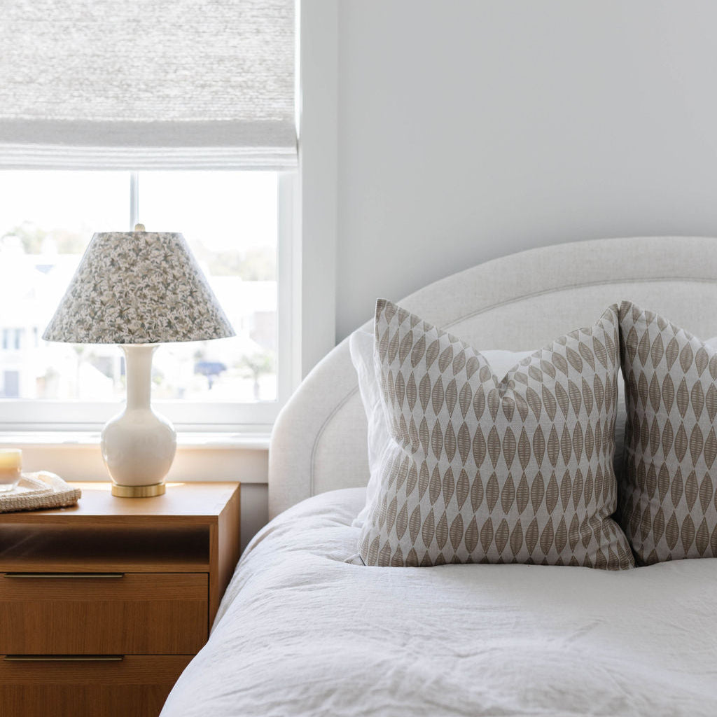 Leaflette Pillow in Suede