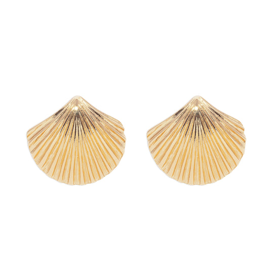De la Mer Shell Stud Earrings