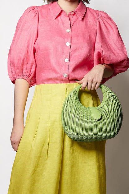 Matilda Woven Wicker Purse