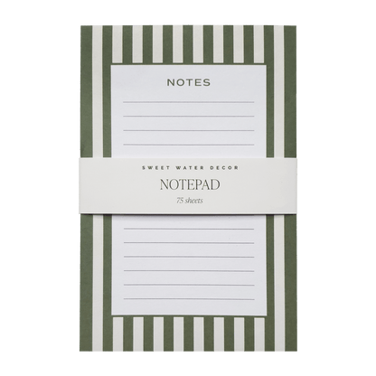 Striped Notepad