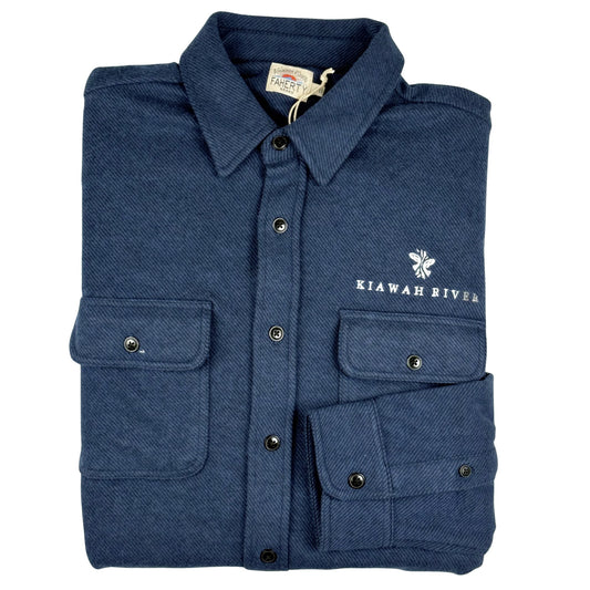 Sweater Shirt - Navy Twill