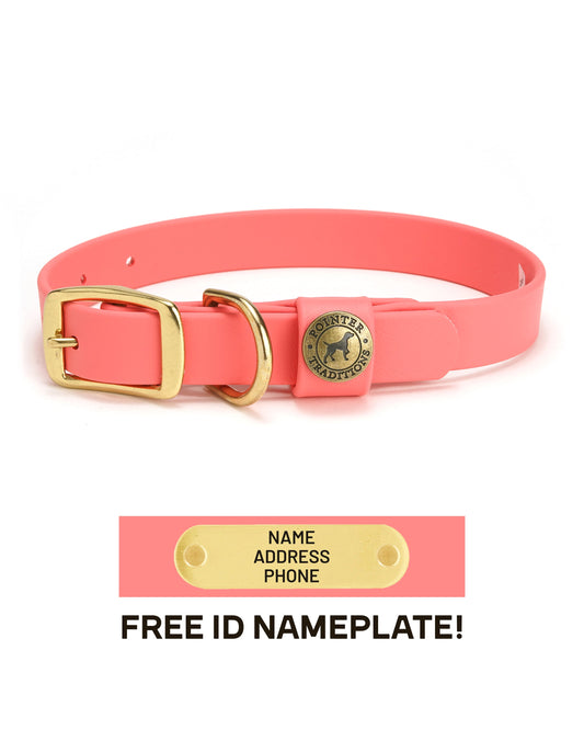 Sporting Dog Collar - Coral
