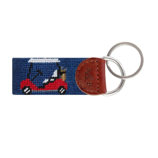 Rainbow Golf Cart Key Fob - Navy