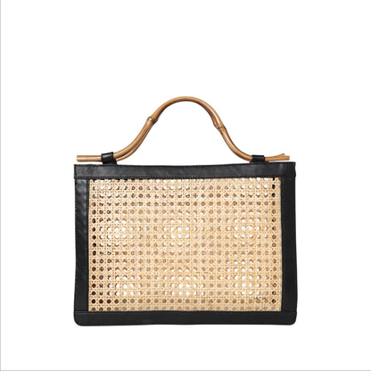 The Reece Wicker Cane Handbag