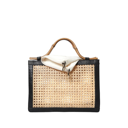 The Reece Wicker Cane Handbag