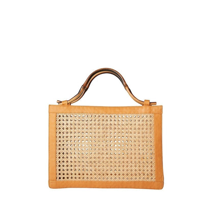 The Reece Wicker Cane Handbag