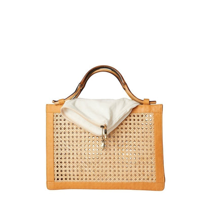 The Reece Wicker Cane Handbag