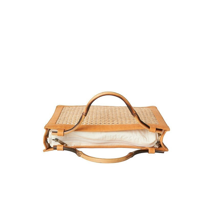 The Reece Wicker Cane Handbag