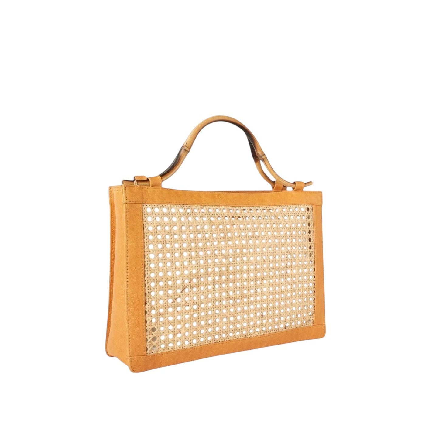 The Reece Wicker Cane Handbag