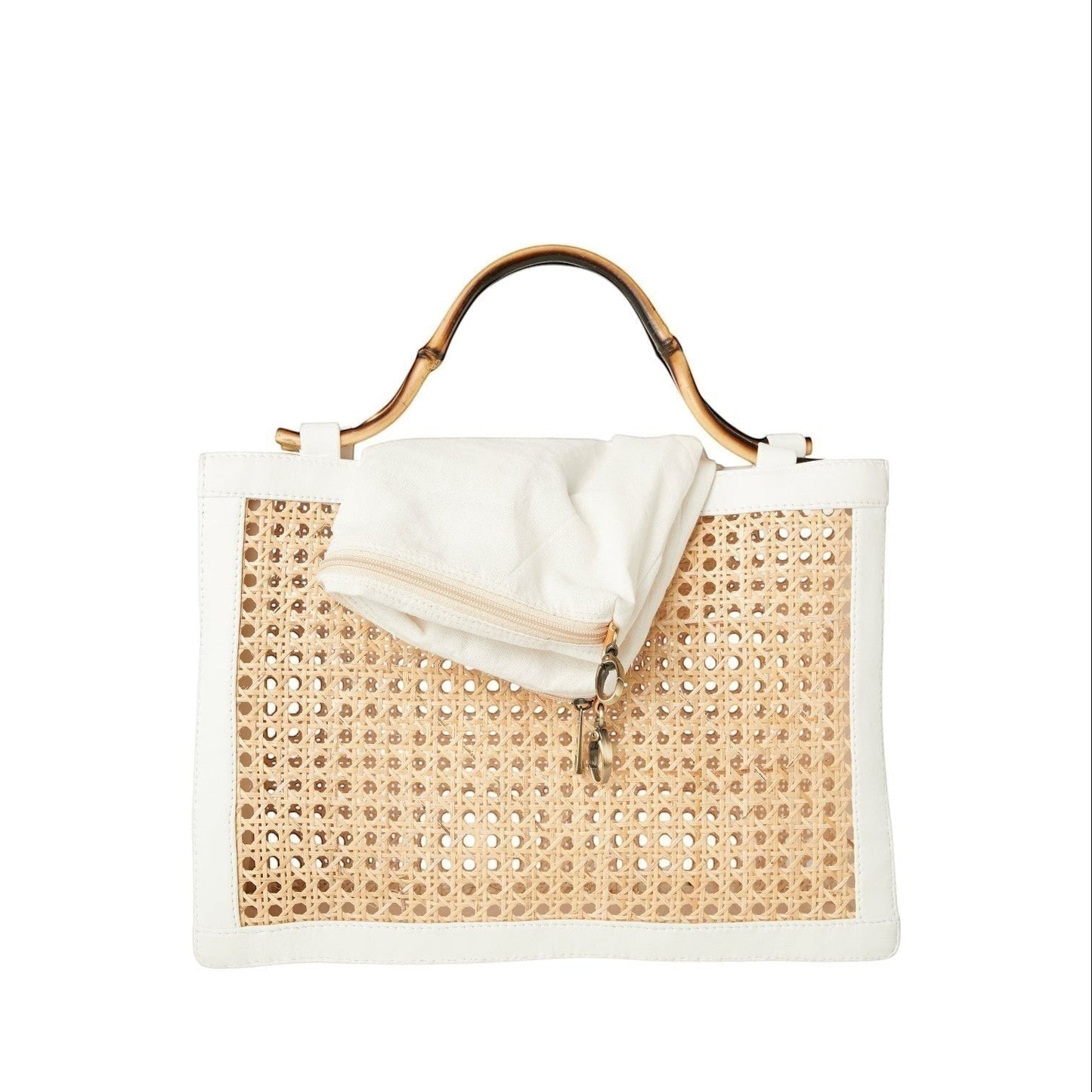 The Reece Wicker Cane Handbag