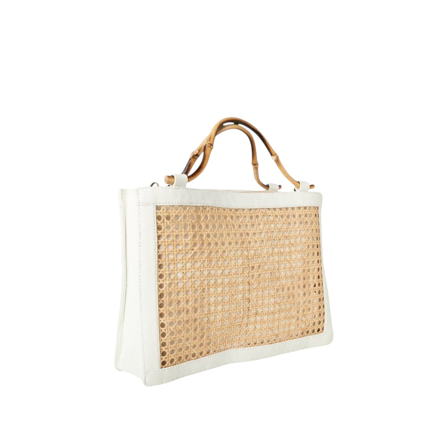 The Reece Wicker Cane Handbag