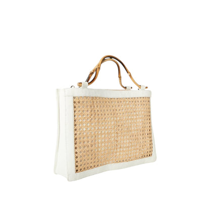 The Reece Wicker Cane Handbag