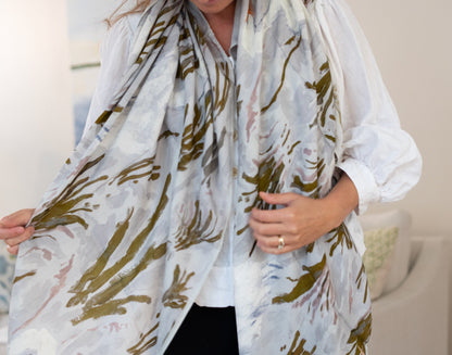 Carolina in French Blue Scarf