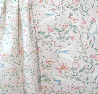 Egrets for Hadley in Blush Wallpaper