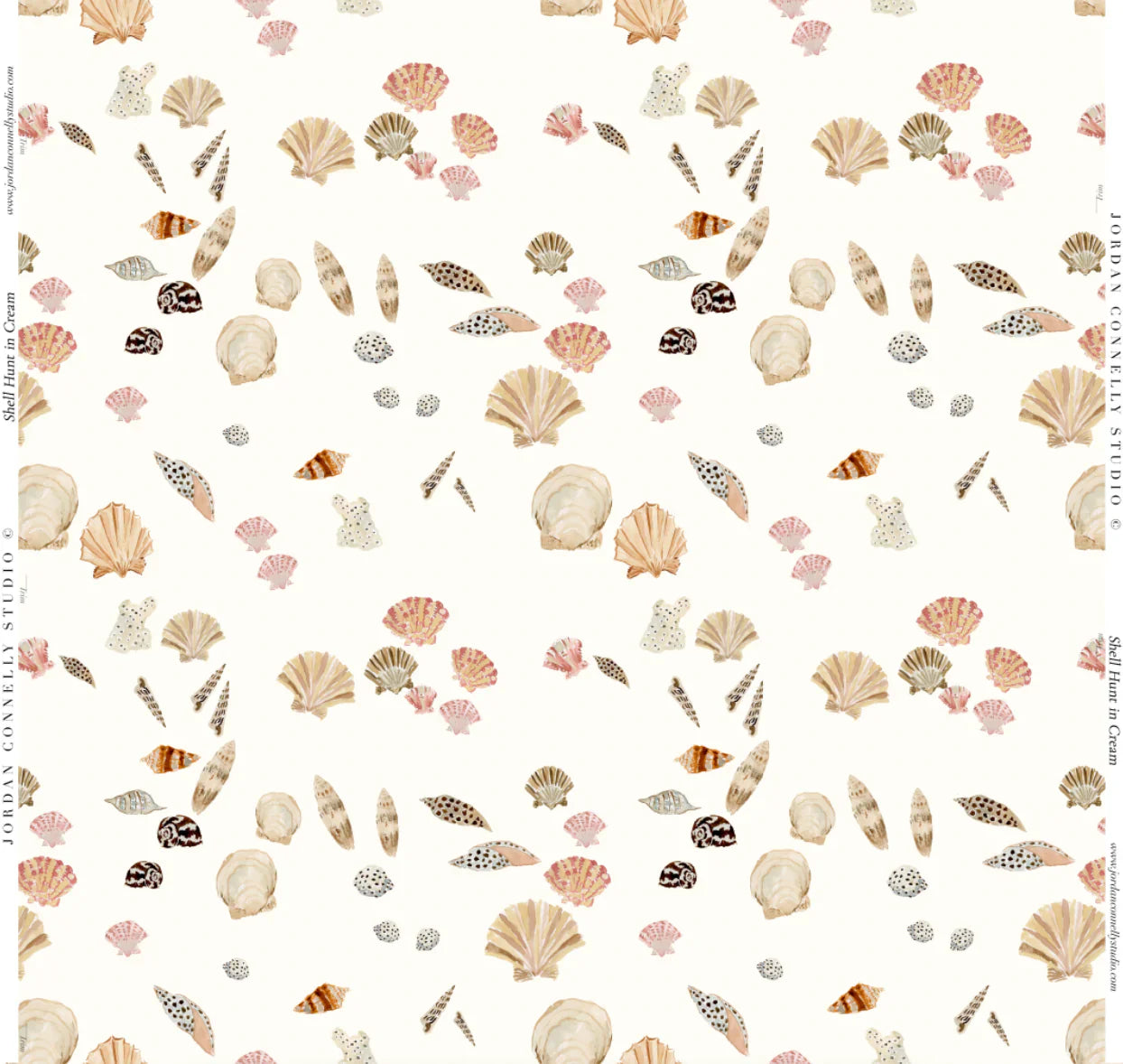 Shell Hunt in Sand Wallpaper